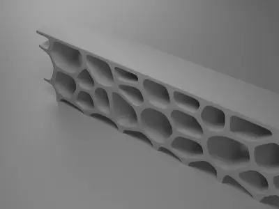 Low Voronoi Shelf 3D model