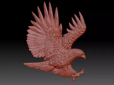 Eagle 3D print model