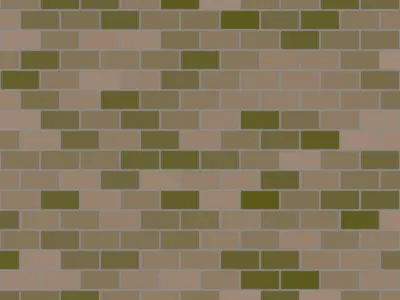 Stylized Low Poly Brick Apartment  Game Ready 3D model