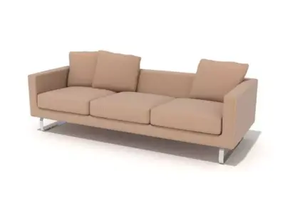 Luxury Sofa Set 3D model
