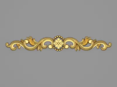 Classic Carved 005 3D model