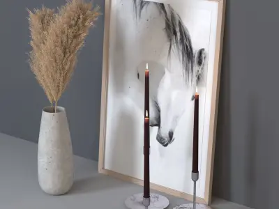 Decorative set 02 3D model