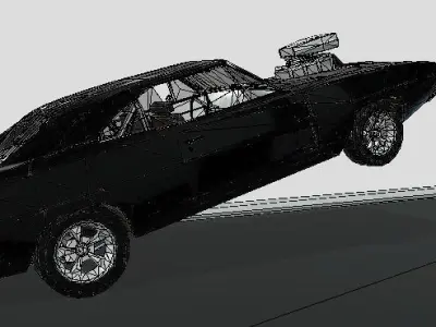 dominic-torettos-1970-dodge-charger-rt-fast-x 3D model