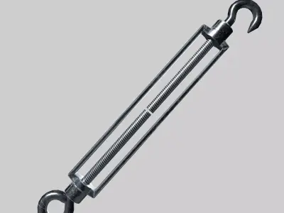 Turnbuckle Low-poly 3D model