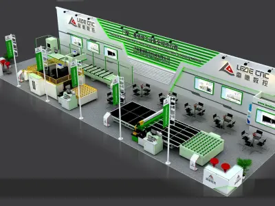 Exhibition - Area - 25X8-3DMAX2012-05 3D model