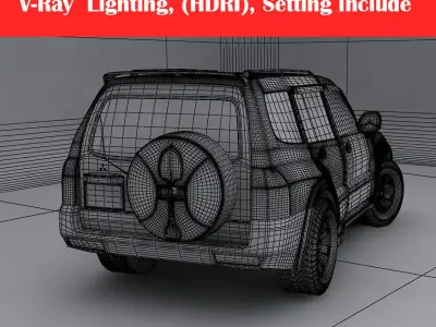 Mitsubishi Pajero Montero Wagon 3D model