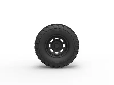 Offroad wheel 25 3D print model