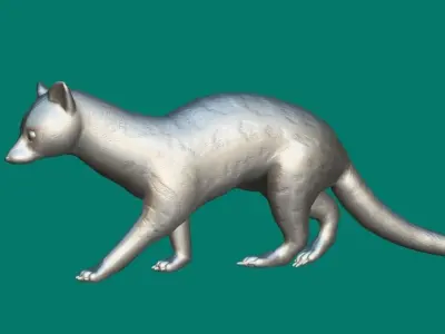 Genet Animal Game Ready Low-poly 3D model
