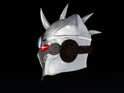 Slayer Helmet Low-poly 3D model
