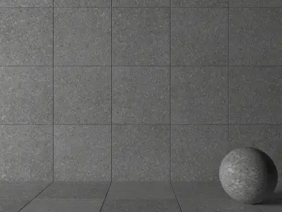 Stone Wall Tiles Terrazzo Grey 80x80 Texture