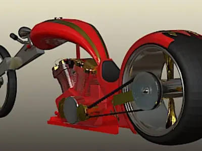 Nehmesis Chopper - High Poly 3D model