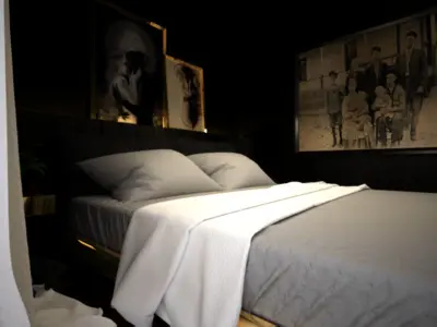 LUXURY BEDROOM  3D model