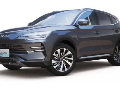 2023 BYD SONG PLUS DM-i With Interior 3D model