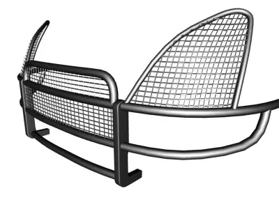 Bumper For Iveco Daily  Low-poly 3D model