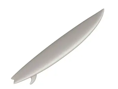 Small surfboard 3D print model