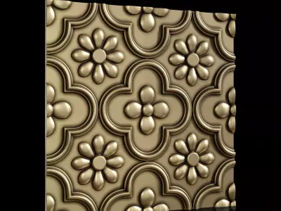 3D Wall Panel A01 3D print model