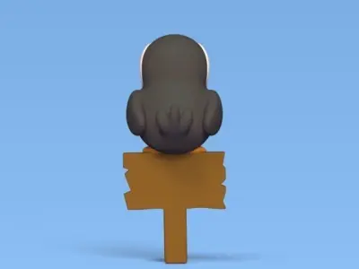 Toucan Wooden Sign 3D print model