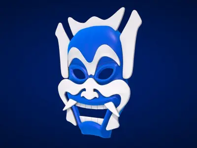 Mask - The Blue Spirit 3D model
