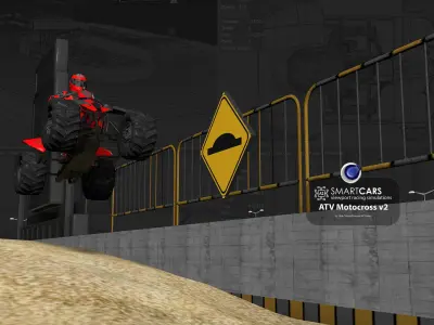 SMARTCARS AI ATV Motocross Simulations v2 3D model