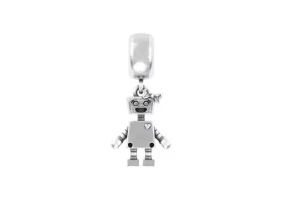 robot Charm 3D print model