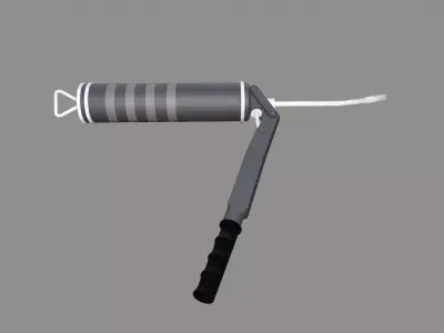 Grease Gun Low-poly 3D model
