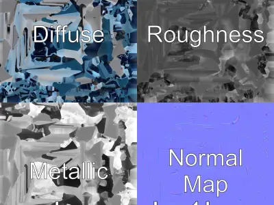 Industrial Server Tower Model with Matte Finish Low-poly 3D model