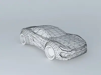 Car NEG N 26k template Free 3D model