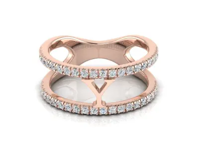 Jewelry Alphabet Ring Y 3D print model purchase