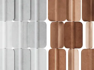 Patch PA 1215 Self Standing Acoustic Divider by True Design 3D model