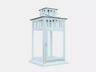 BORRBY Lantern for block candle 1 3D model