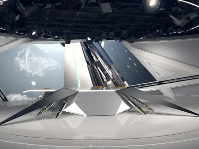 Virtual Studio 30 PBR Low-poly 3D model