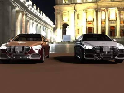 Mercedes Maybach 2022 3D model