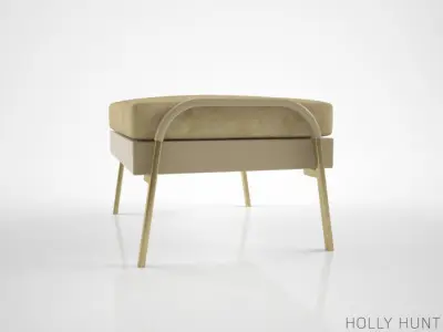 Holly Hunt Harlow Ottoman 3D model