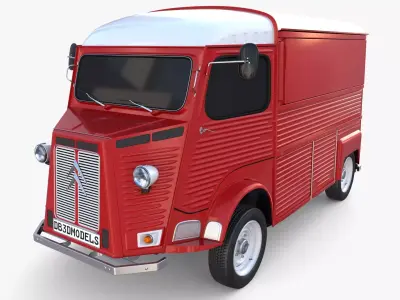 Citroen HY Red 3D model