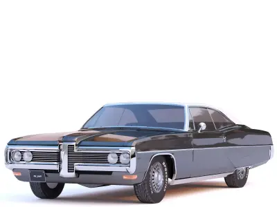 Pontiac Bonneville 1968 3D model