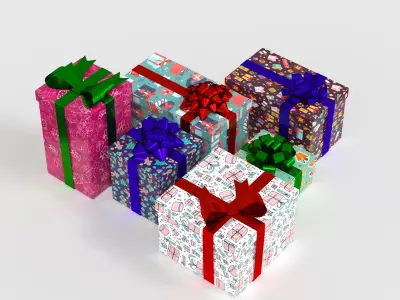 Gift Box 3D model