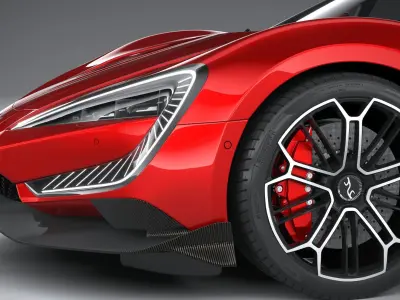 BYD Yangwang U9 2025 3D model