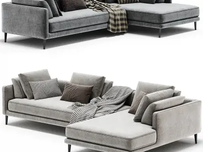 CORAAC 2191 DellaRobbia Sofa 3D model