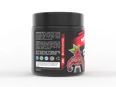 Protein Powder 3D model 48