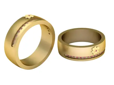 ROUND RING PANDANT 3D PRINTABLE MODAL  3D print model