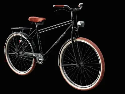 Bicycle Free low-poly 3D model buy