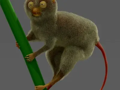 Philippine tarsier 3D model