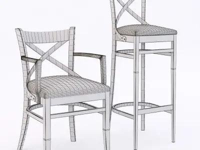 Paged Meble chairs 3D model