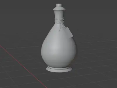 Flask 02 3D model