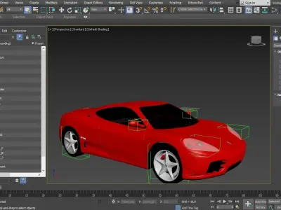 FERRARI 360 - 3DS - FBX - OBJ - iProp - ICLONE 7 3D model 3D model