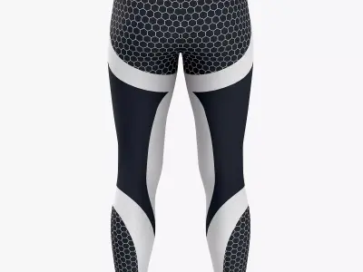 Women Tight Leggings Low-poly 3D model