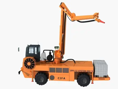 Engineering vehicle 3D model by winky3d