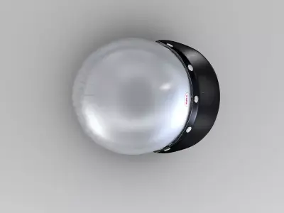 70s Helmet F1 FBX file 3D model