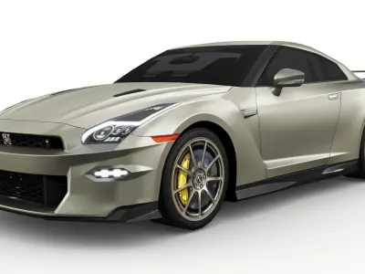 Nissan GT-R 2024 Low-poly 3D model