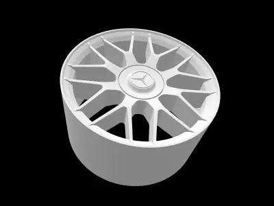 Mercedes Benz  CLAQ  GT1 oem scalable and printable rims 3D print model
